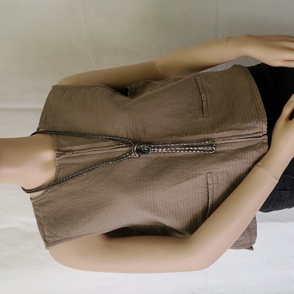 Eileen Fisher Zip Front Vest/Top - Picture 2 of 14